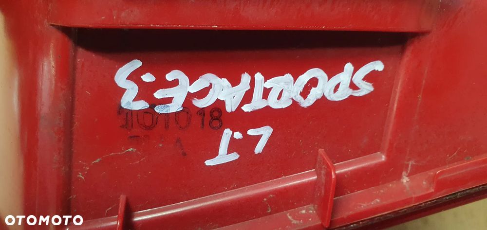 Lampa lewy tył tylna lewa w klapę Kia Sportage III 3 - 9