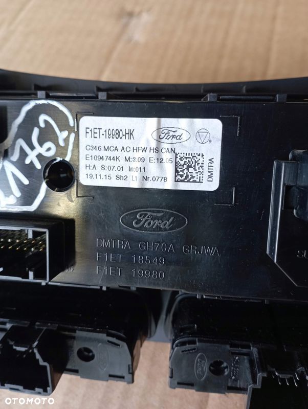 FORD C-MAX CMAX II 2 PANEL NAWIEWU KLIMATYZACJI F1ET19980HK - 2