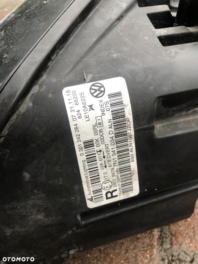 BI XENON SKRETNY LED PRAWY LAMPA VW SHARAN 2 II 7N EUROPA 7N1941034D - 9