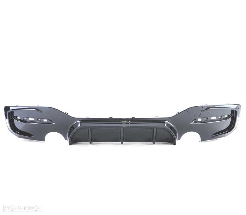 DIFUSOR BMW F20 F21 LCI 15-19 LOOK M PERFORMANCE PRETO BRILHANTE O---O - 2