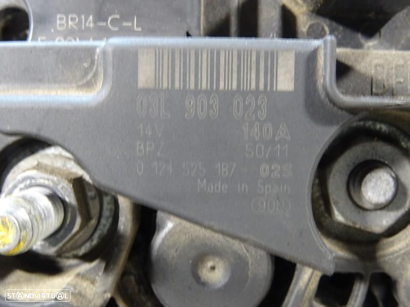 Alternador Seat Leon (5F1)  03L 903 023 / 03L903023 / 0124525187 - 4