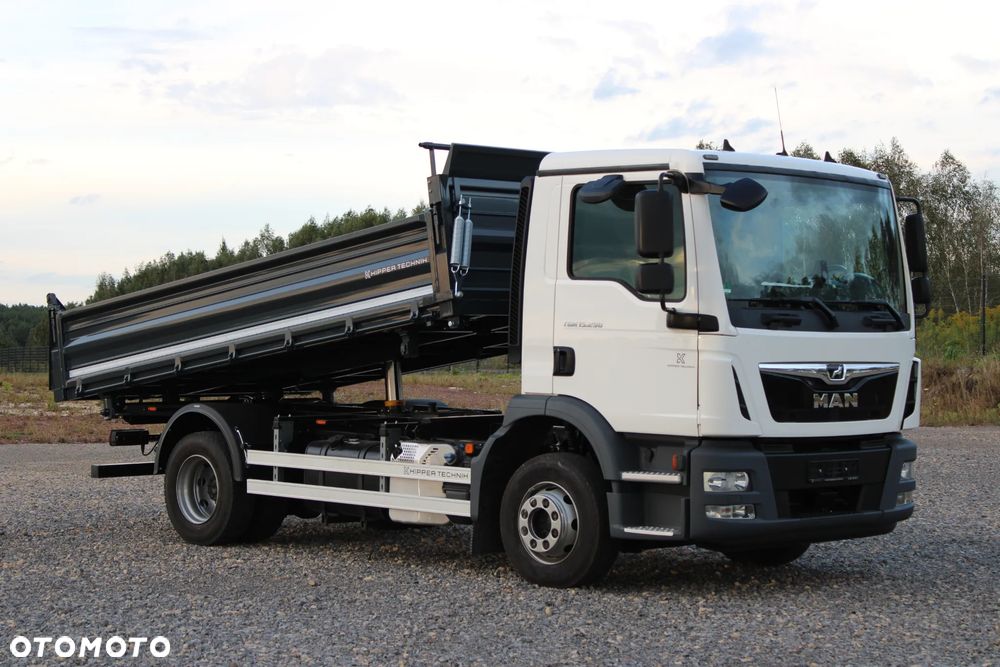 MAN TGM 15.290 Nowy 3-stronny WYWROT Kiper Wywrotka Blokada mostu Duża ładowność 8000 kg 15.250 18.290 Atego TGL Midlum TGS TGX Eurocargo - 8