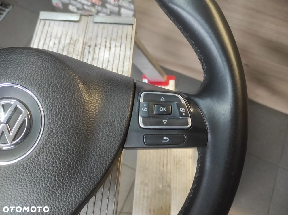 KIEROWNICA 3 RAMIENNA SKÓRA SKÓRZANA MULTIFUNKCJA R LINE VW TIGUAN PASSAT B6 B7 CC SIROCCO CADDY GOLF 5 6 TOURAN EOS POLO 5 6 WYSYŁKA !!! - 6