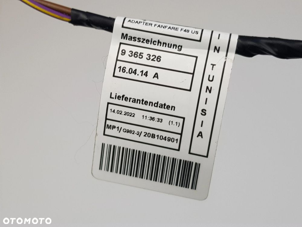 NOWY ORYGINALNY Klakson Sygnał dźwiękowy BMW X1 F48 8737035 - 11