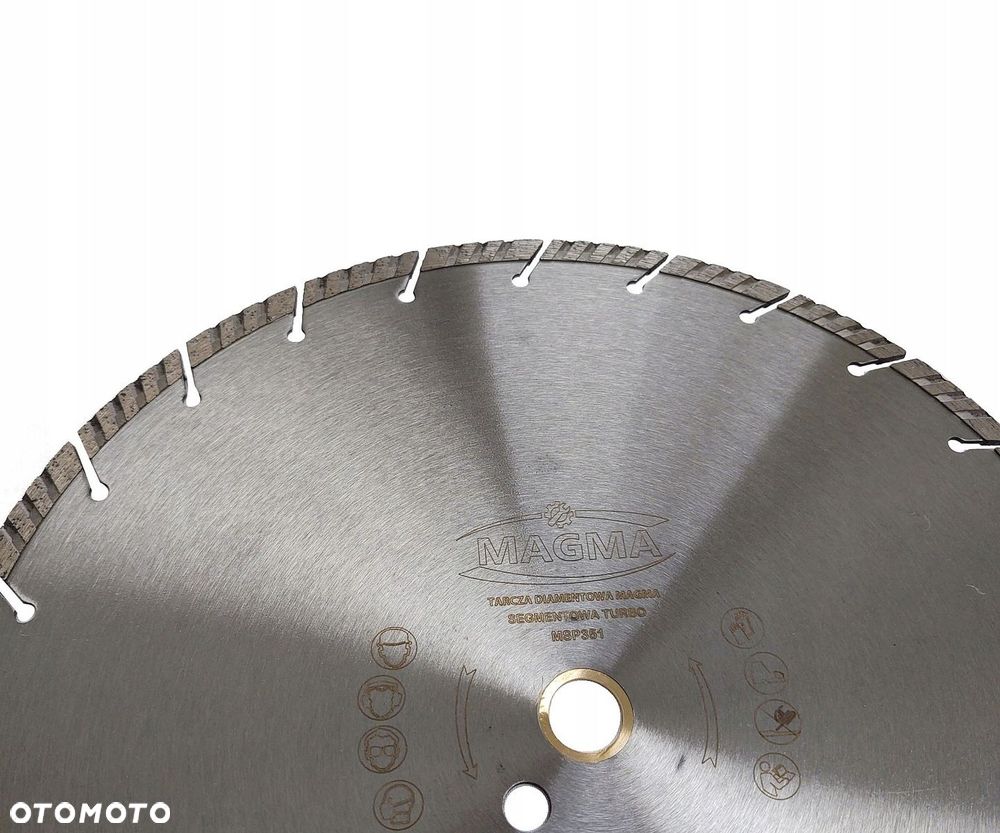 Tarcza diamentowa segmentowa turbo do cięcia betonu 350x25,4 - 3