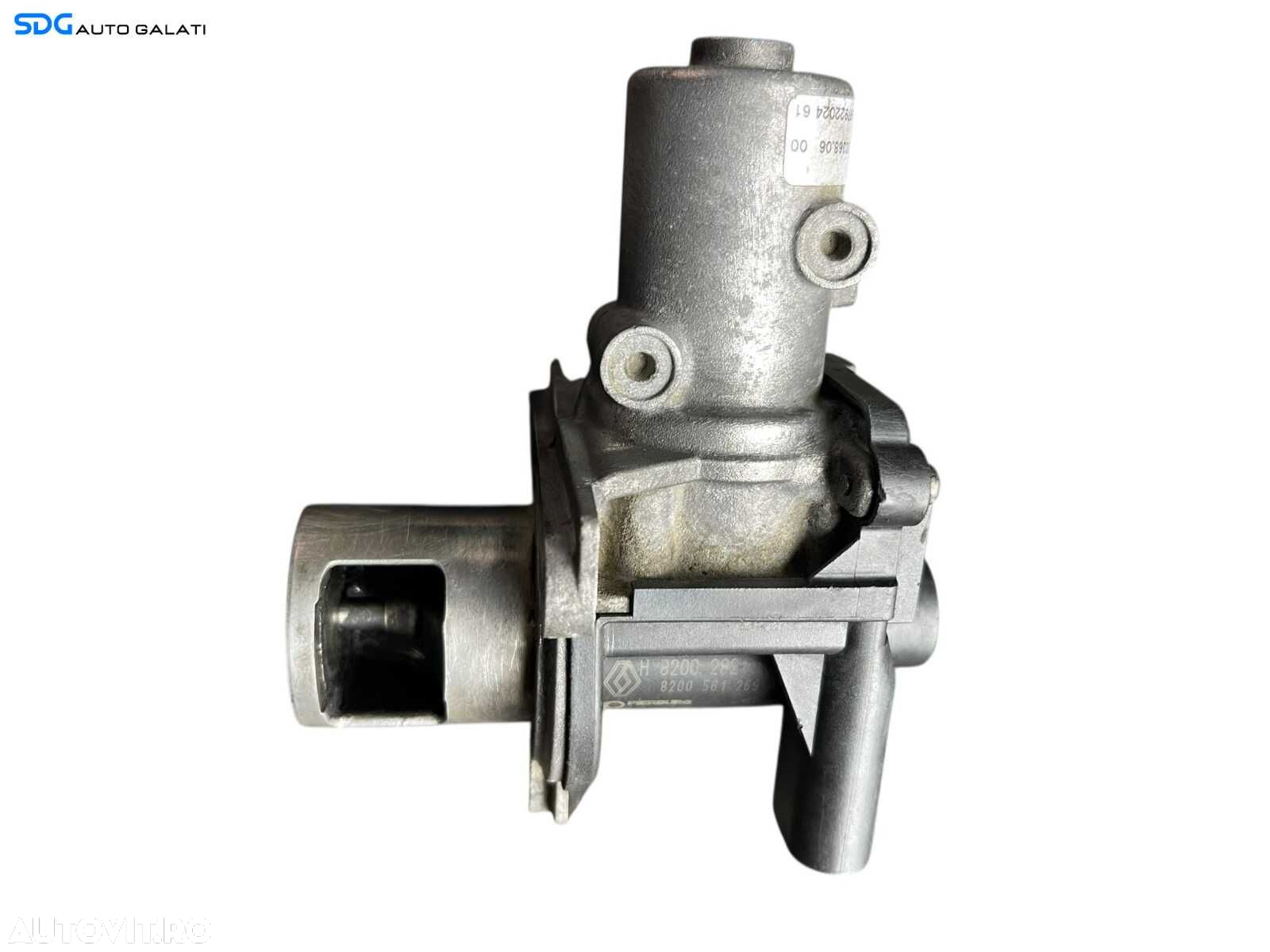 Supapa Valva EGR cu Suport Nissan Micra 3 1.5 DCI 2003 - 2012 Cod 8200282949 8200561269B  [x4210] - 3