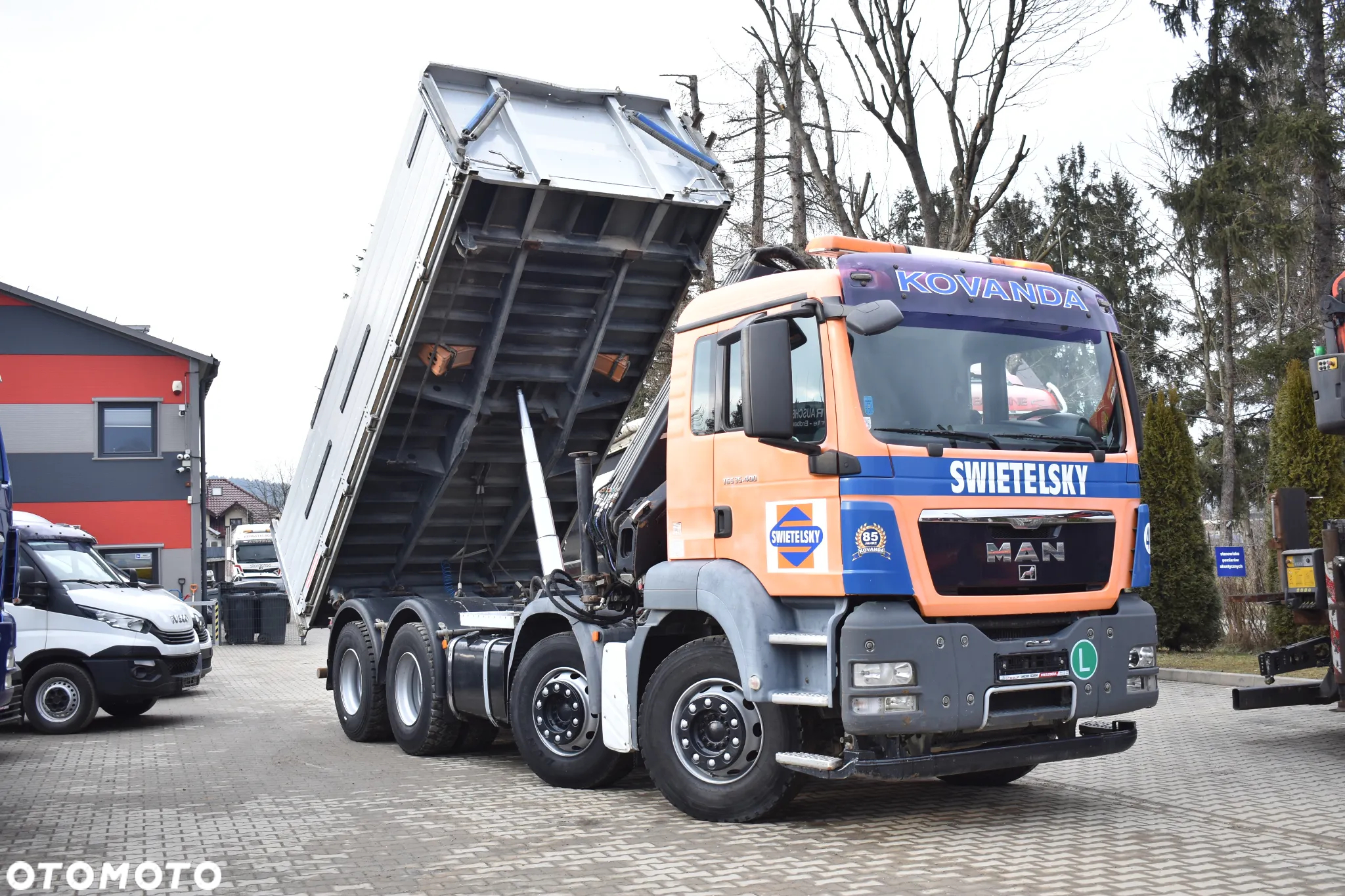 MAN TGS 35.400 Euro5 Wywrotka 8x4 + HDS HIAB XS 144 / Manual/ Resor / Kran/ Crane / Manipulator/ Sprowadzony z Austrii - 8