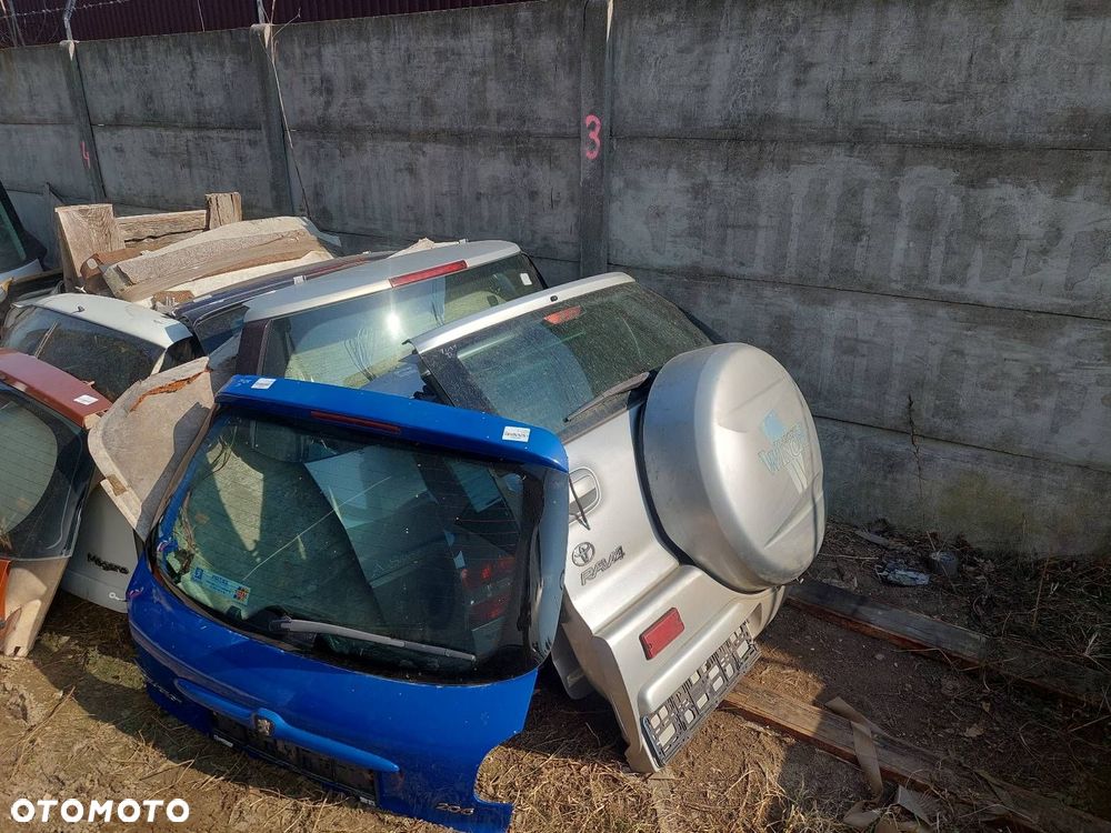 KOMPLETNY TYŁ KLAPA BAGAŻNIKA ZDERZAK TYŁ LAMPA PEUGEOT 206 I HB EGJ - 11