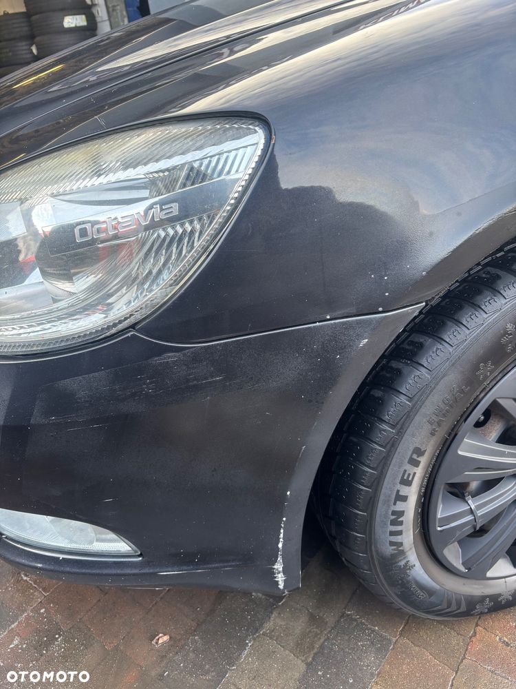 SKODA OCTAVIA II 2 KOMPLETNY PRZOD MASKA ZDERZAK BLOTNIKI PAS PRZEDNI CHLODNICE LAMPY XENON - 15