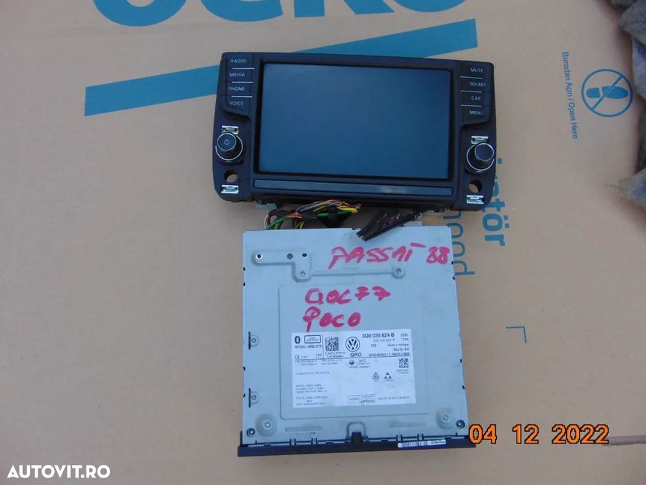 Navigatie VW Tiguan 2 Passat B8 Golf 7 Crafter display unitate modul n - 1
