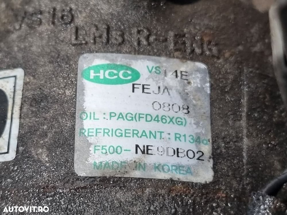 Compresor clima Hyundai IX35 2.0 CRDI 2010 - 2019 136CP D4HA (1491) Diesel FEJA0808 - 5