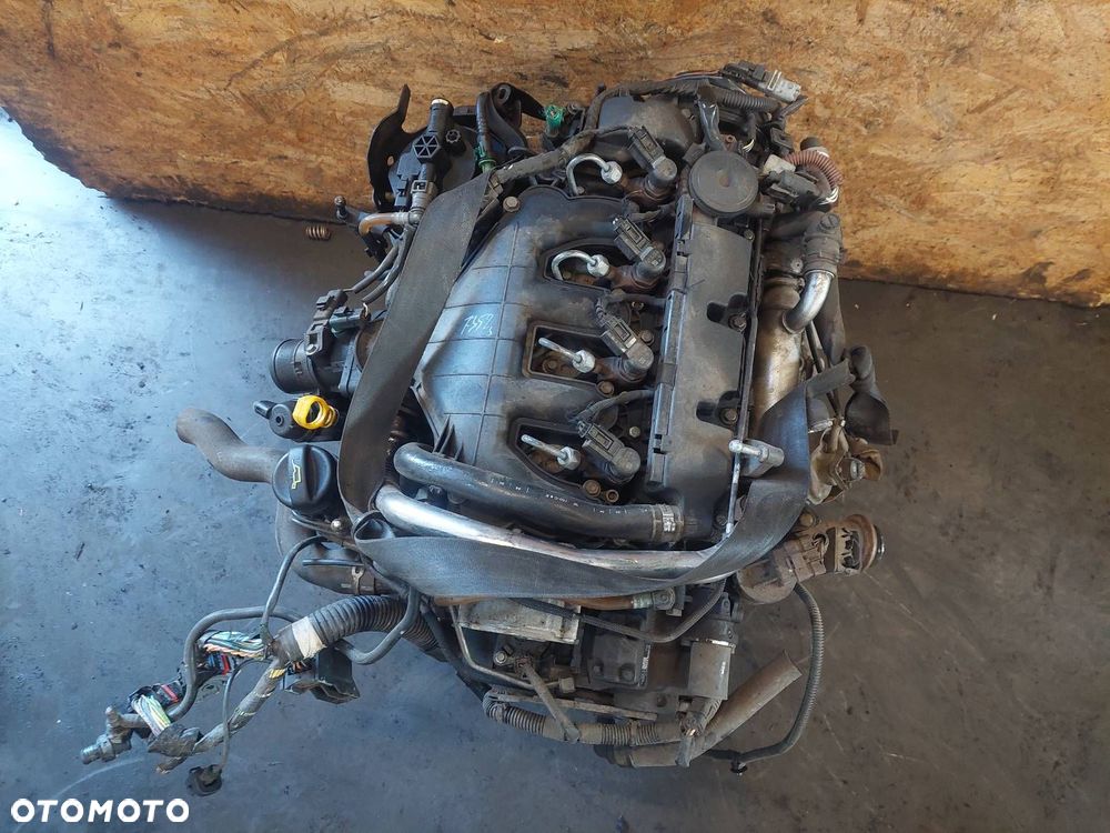 SILNIK DIESEL + POMPA WTRYSKI TURBO PEUGEOT 407 I 2.0 HDI RHR 9654091880 - 9