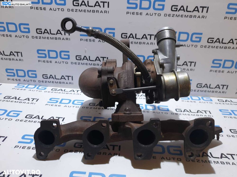 Turbo Turbina Turbosuflanta cu Galerie Evacuare Citroen Berlingo 2.0 HDI 1999 - 2011 Cod 9639563080 [B3807] - 4