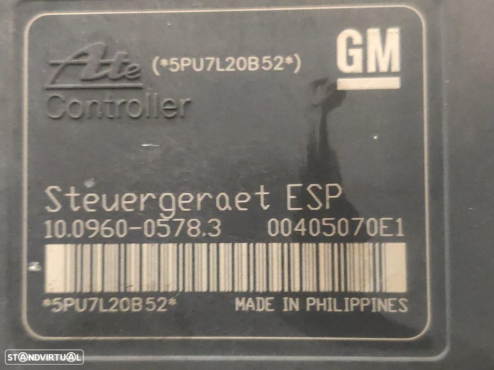 ABS OPEL ASTRA H TWINTOP 2006 -10096005783 - 2