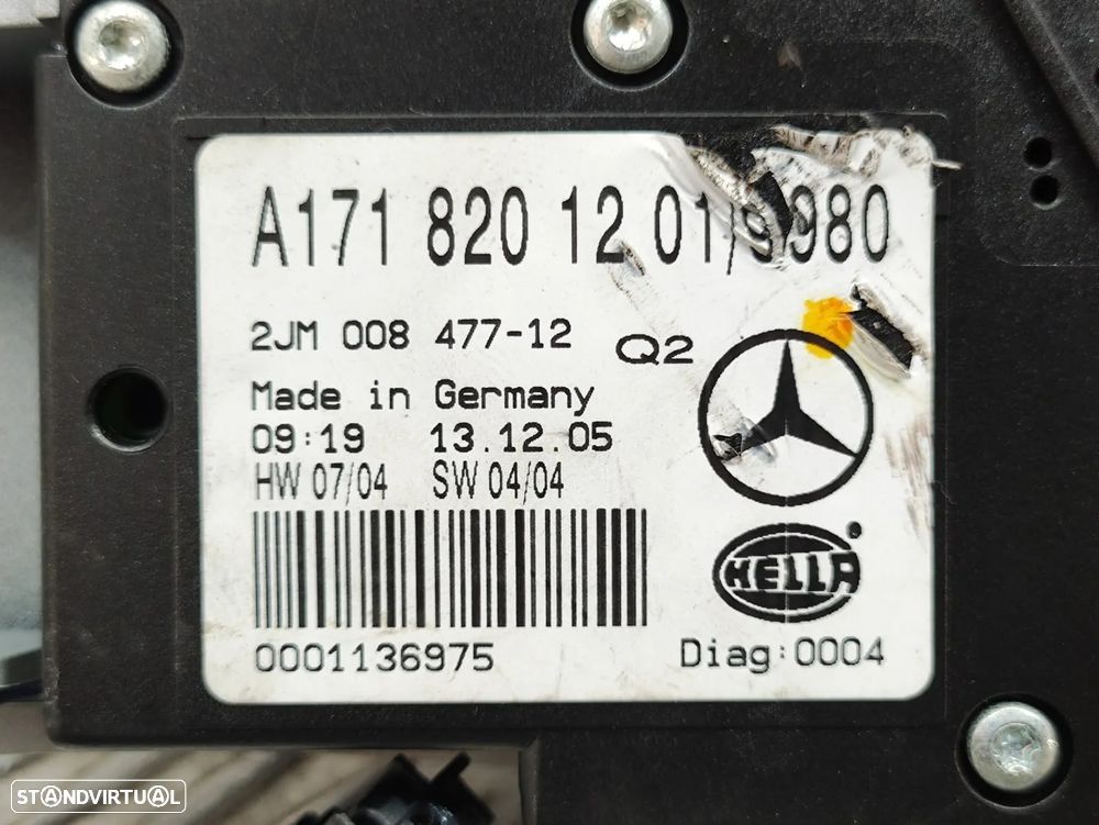 Plafonier Luz De Tecto Interior Mercedes Benz SLK R171 A1718201201 - 12