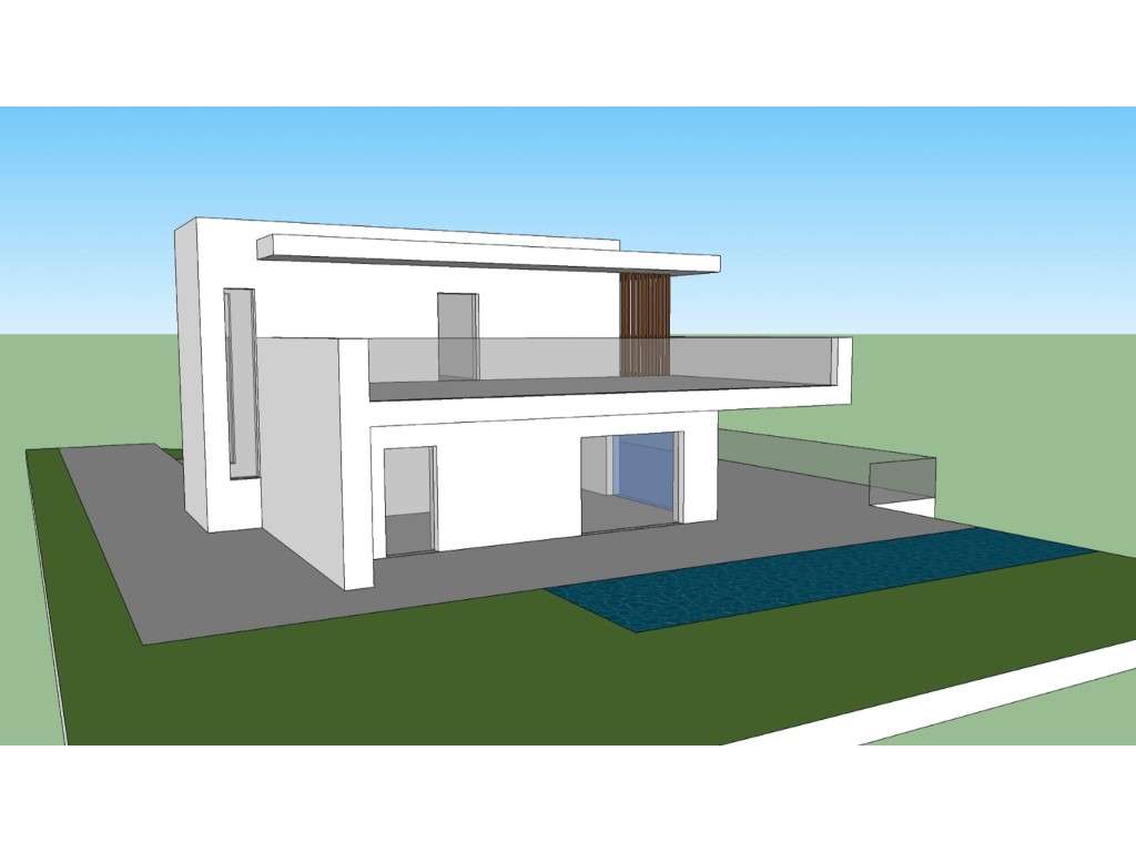 Terreno com projecto aprovado para Moradia T4 com vista para o camp... - Grande imagem: 5/17