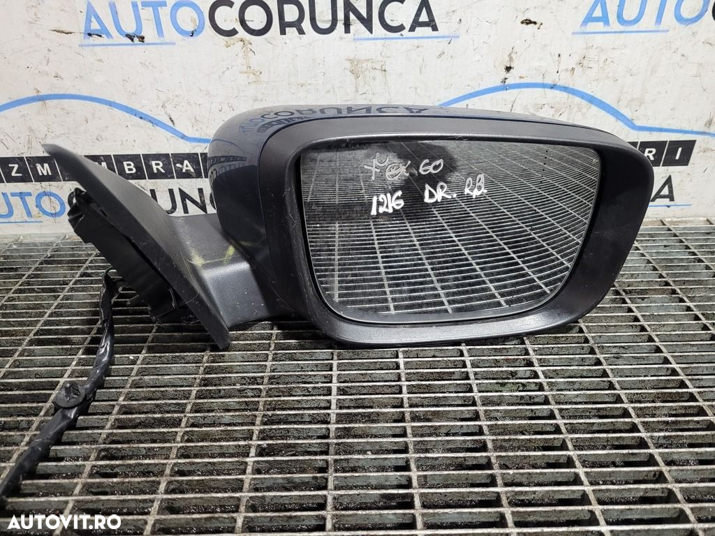 Oglinda dreapta Volvo XC60 2008 - 2013 4 Usi ALBASTRU (1216) Rabatabile - 2