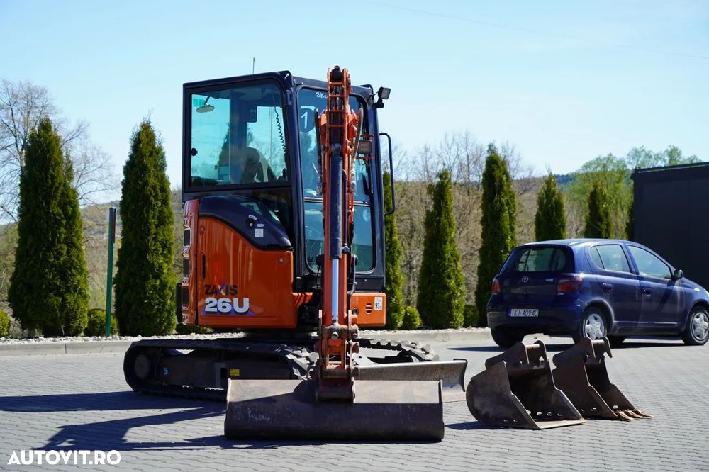 Hitachi ZX26U-6 CR / MINI EXCAVATOR / 2022 / 1900 ORE / SET CUPĂ - 7