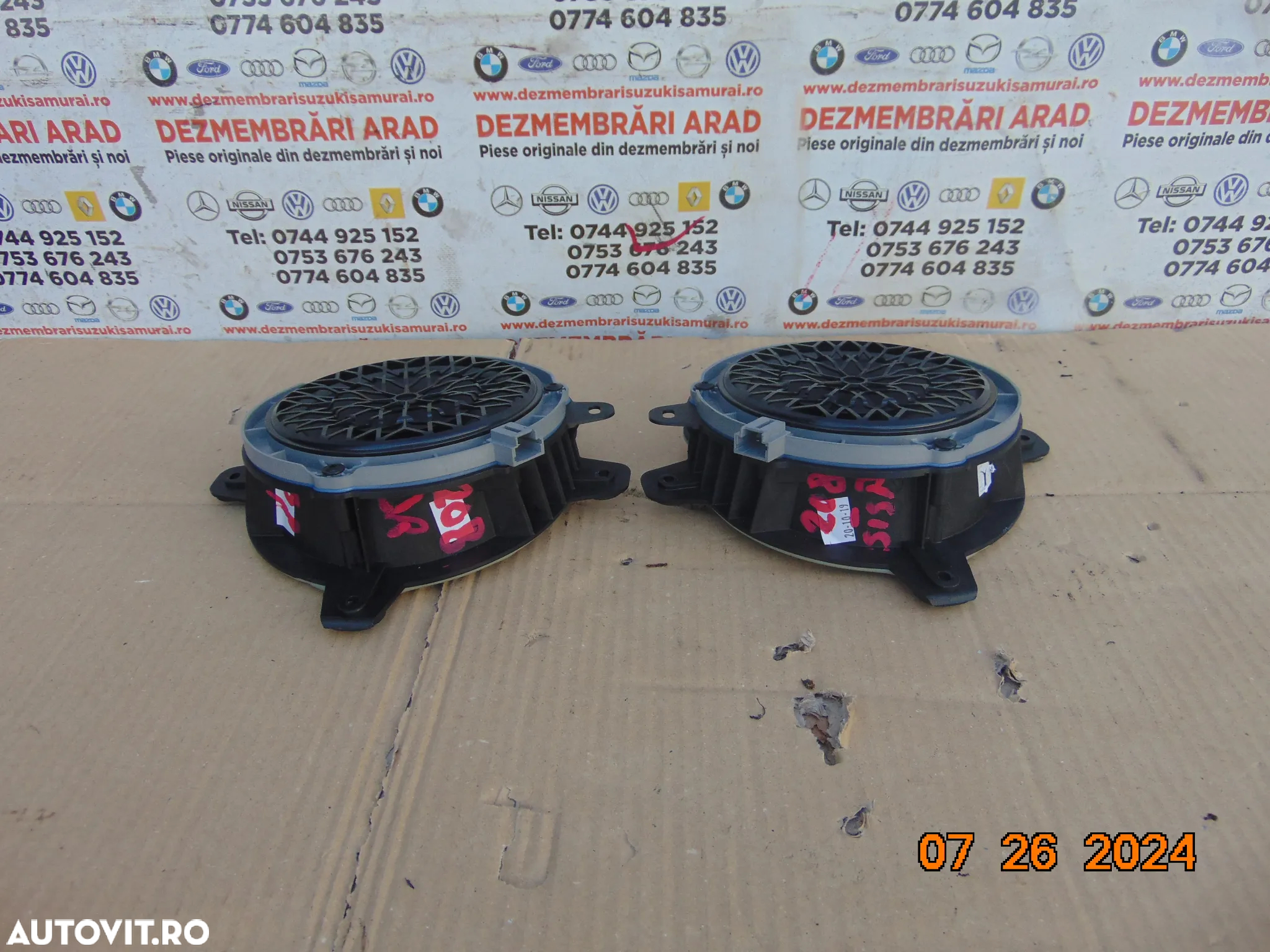 Boxe usa Peugeot 208 dupa 2019 Opel Corsa F boxa usa difuzor difuzoare usi fata spate stanga dreapta - 7