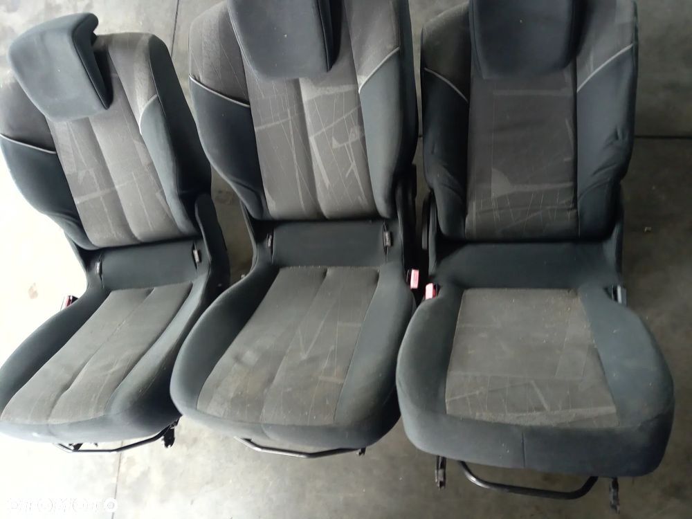 Renault Scenic 2 II fotel tył 2- rząd prawy lewy środkowy - 2