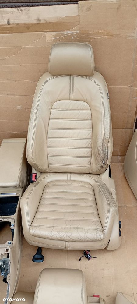 Fotele kanapa boczki podłokietnik komplet skóra VW Passat B6 - 12