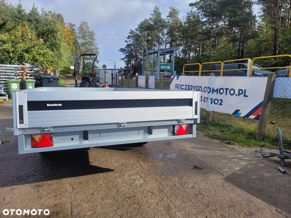 Brenderup PRZYCZEPA 5420 3500KG 417x204x34 cm MOCNA, OTWIERANE BURTY WSZYSTKIE - 3