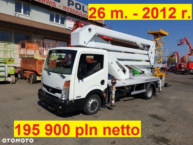Nissan Cabstar NT400 podnośnik koszowy 25 m 24 m 22 m 21 m 20 m 18 m 17 m - 18