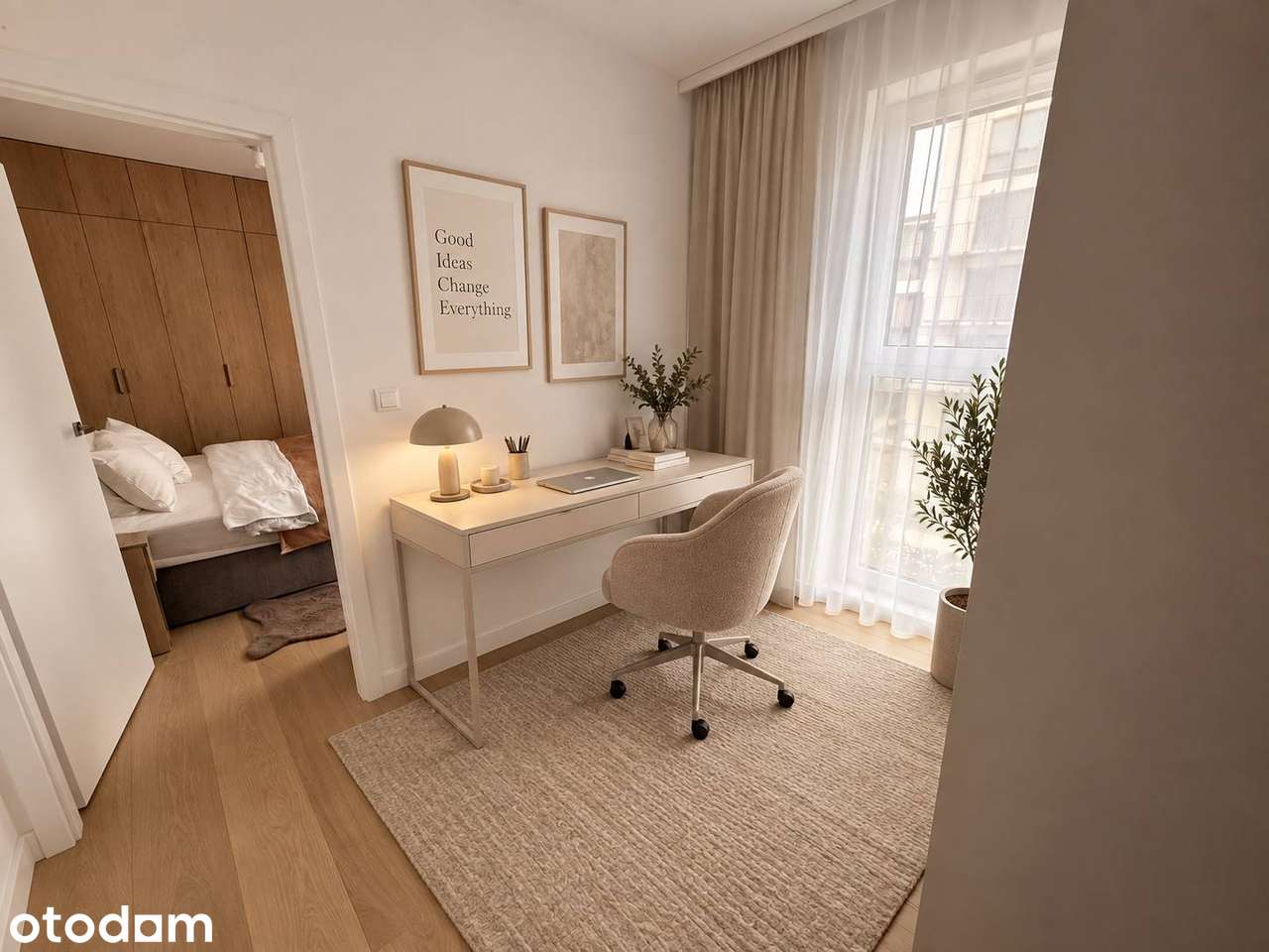 Nowe 2 pokoje + gabinet | balkon | klima | Parking | ul. Łopuszańska