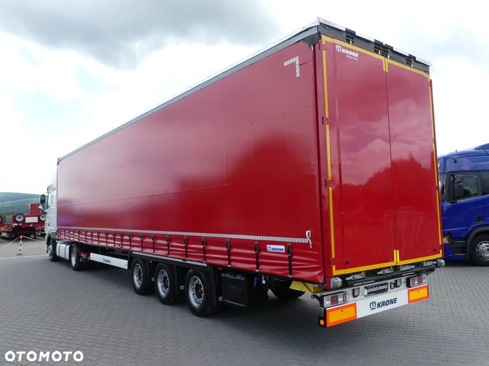 DAF XF 106.480 + KRONE FIRANKA / ZESTAW MEGA / OŚ PODNOSZONA / - 6