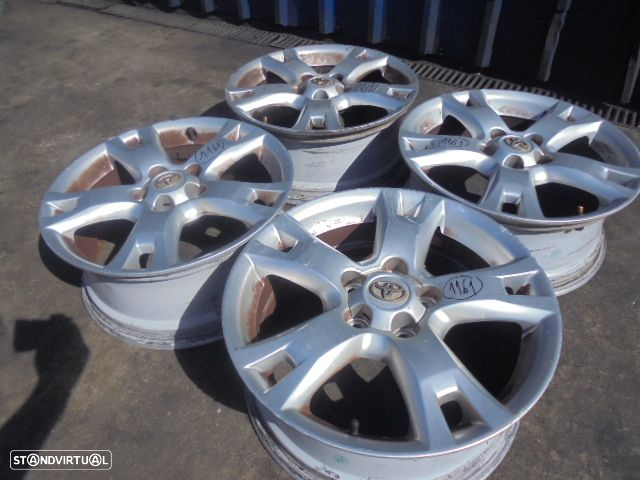 Jogo De Jantes Jgjant1161 TOYOTA RAV4 3 FASE 2 2010 2.2D4D 150CV 5P PRETO 45 7Jx17 5X114.3 58.9MM - 4