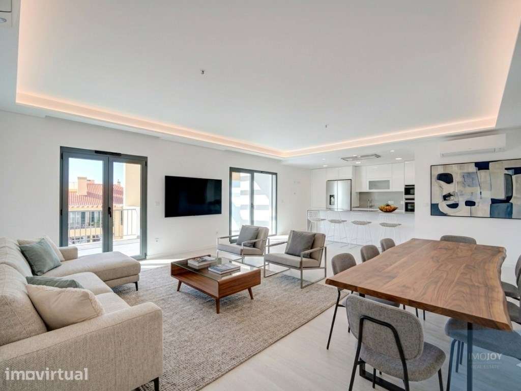 Fantástico Penthouse T2 com Vista Mar e Piscina, na Ericeira - Grande imagem: 3/50