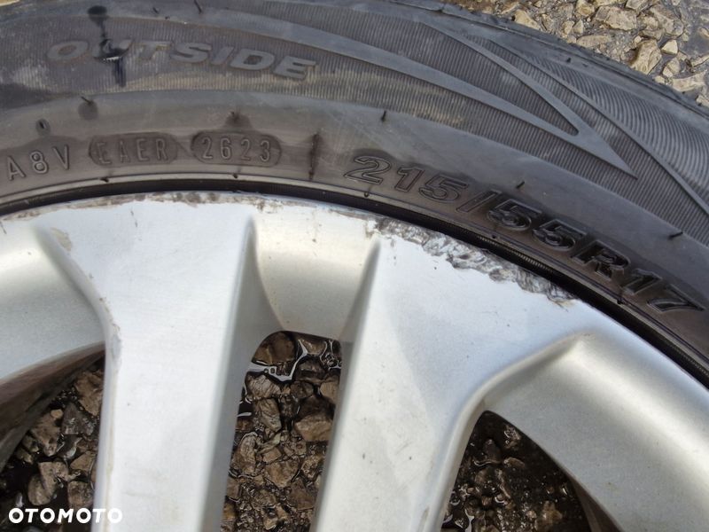 nissan qashqai ii j11 felgi aluminiowe alufelgi 17' cali 5x114.3 6,5j 40300br07a - 6