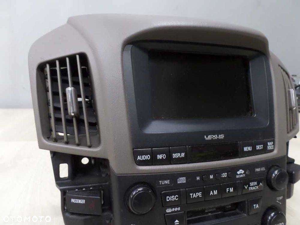 LEXUS RX 300 00-03 RADIO LCD NAWIGACJA EKRAN PANEL NAWIEWU 86120-48100 84010-48050 - 4
