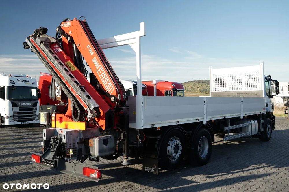Iveco STRALIS 460 / 6X2 / SKRZYNIOWY 8,1 m + HDS FASSI. F185 MAX UDŹWIG 5 500 KG / STEROWANIE RADIOWE / ROTATOR / - 8