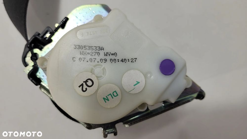 MERCEDES W212 A212 PAS PASY BEZPIECZEŃSTWA ORYGINAŁ TYŁ TYLNIE - 12