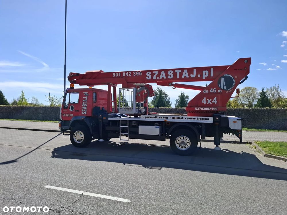 MAN Podnośnik Koszowy Wumag WT 355 4x4  - 35 Metrów w Górę 25 Metrów w Bok Pilot Palfinger Udźwig 400 kg Multitel GSR Ruthmann - 11