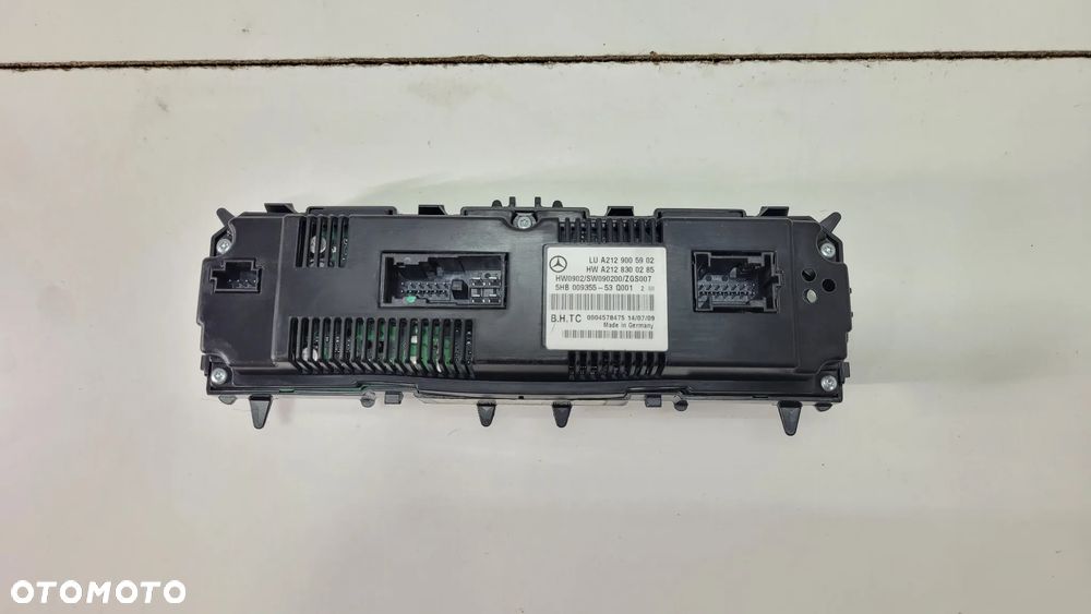 MERCEDES E 212 W212 KLIMATRONIC PANEL KLIMATYZACJI - 2