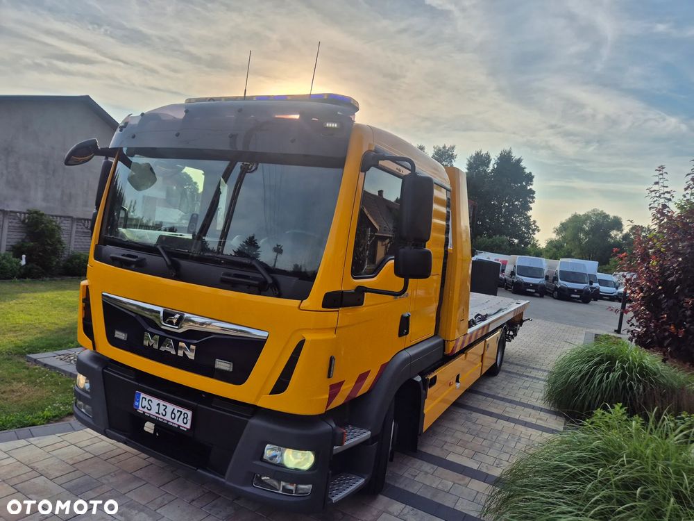MAN TGL 12.250 POMOC DROGOWA PŁYTA HYDRAULICZAN FALKOM - 37