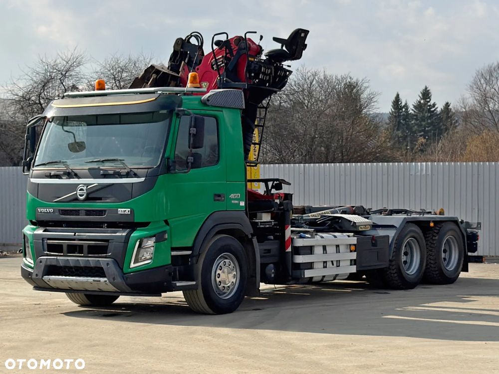 Volvo FMX 460 * HAKOWIEC + PALFINGER EPSILON Q150279 * STAN BDB / 6x4 - 4