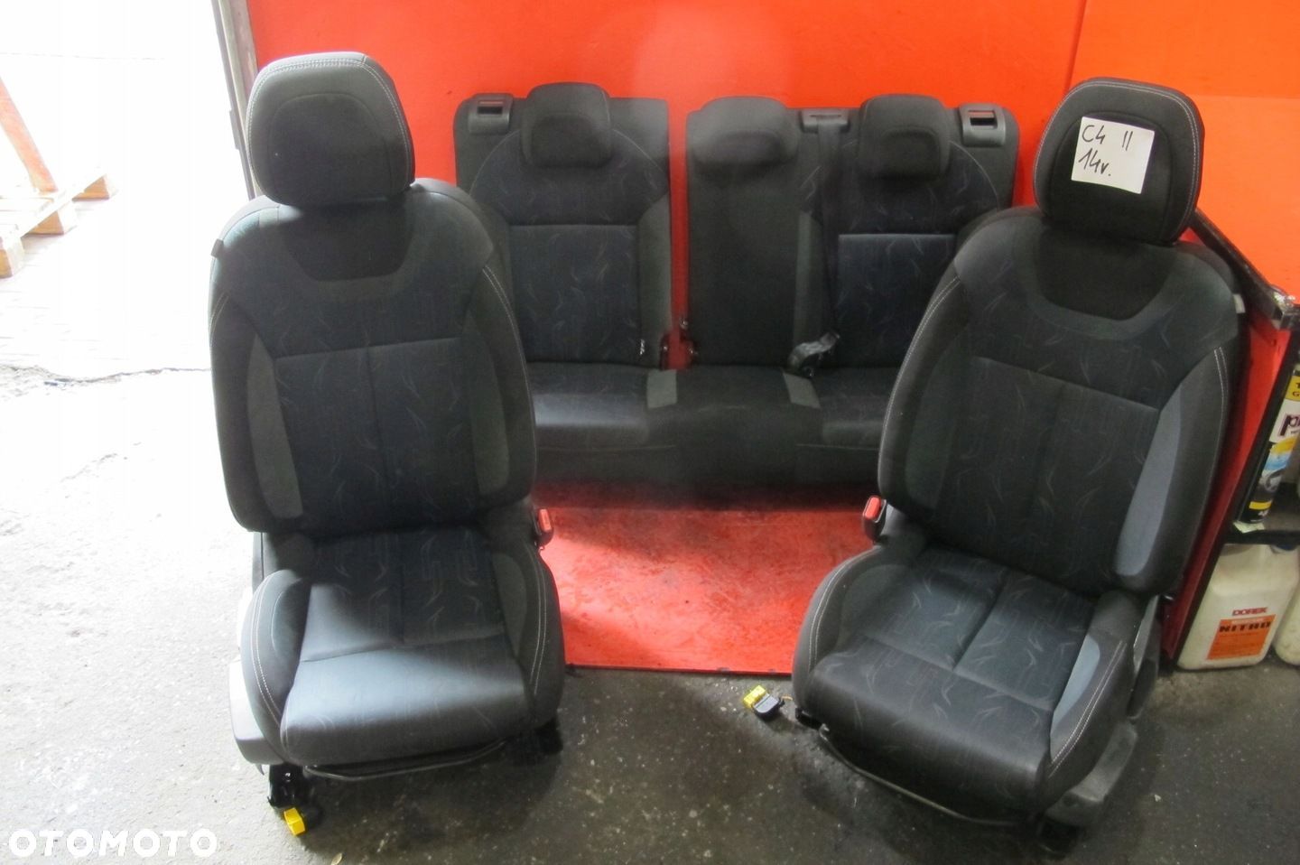 CITROEN C4 II 2 NC B7 FOTELE PRAWY LEWY PRZÓD KANAPA KOMPLET EUROPA - 1