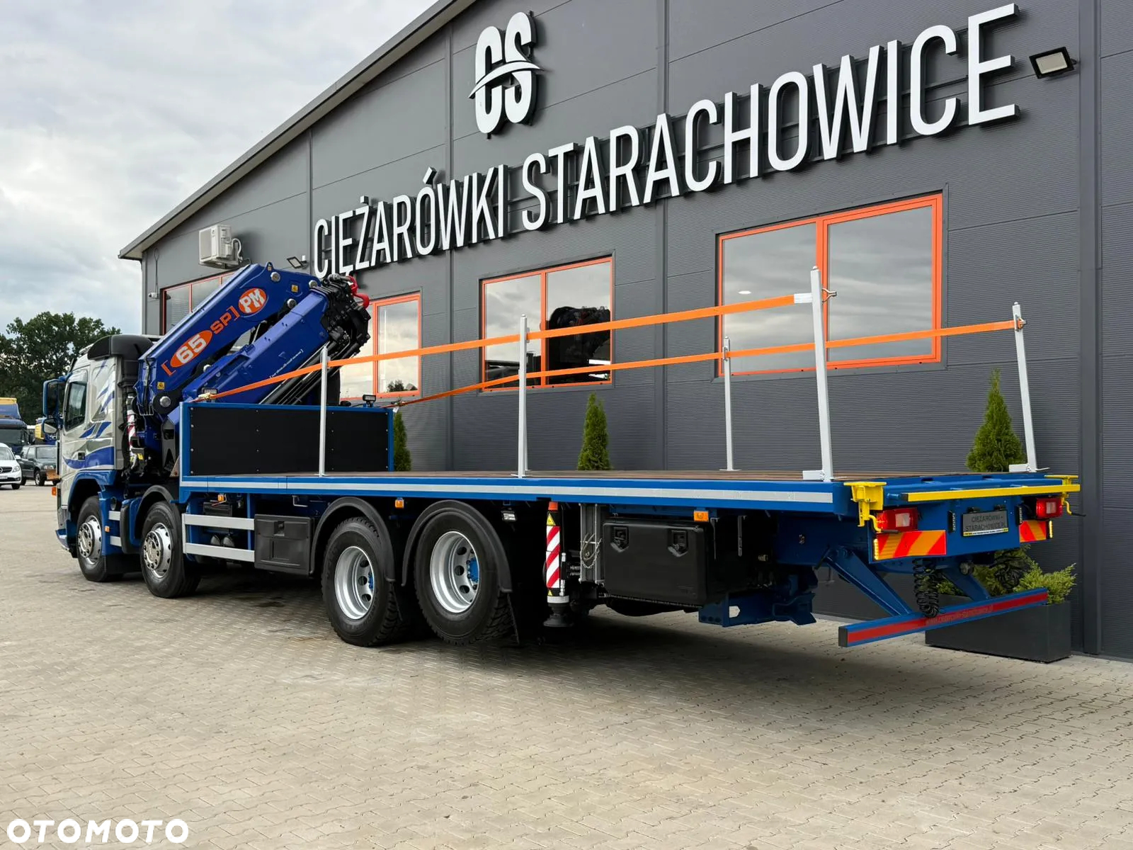 Volvo FM FH 450 8x4 8x2 // dzwig PM65 rok 2016 !!! 22 TONY !!+ platforma // kran crane żuraw hds - 5