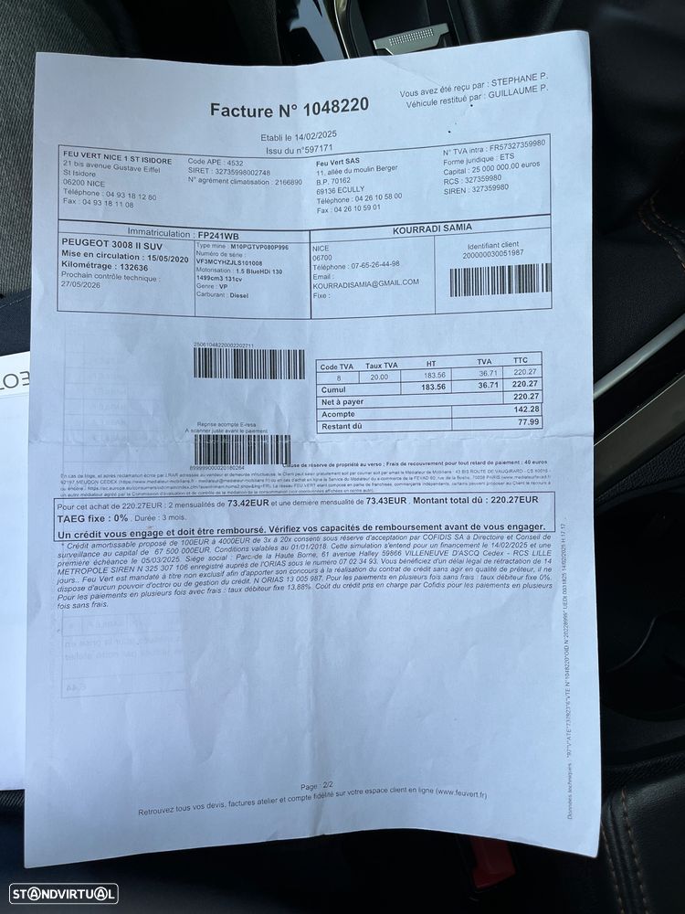 Peugeot 3008 BlueHDi 130 Stop & Start Active Pack - 24