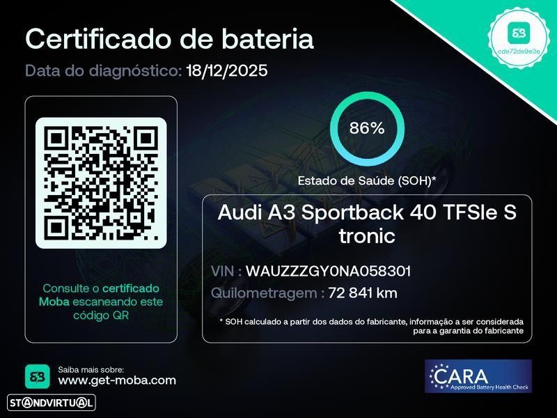 Audi A3 Sportback 40 TFSIe Advanced - 11