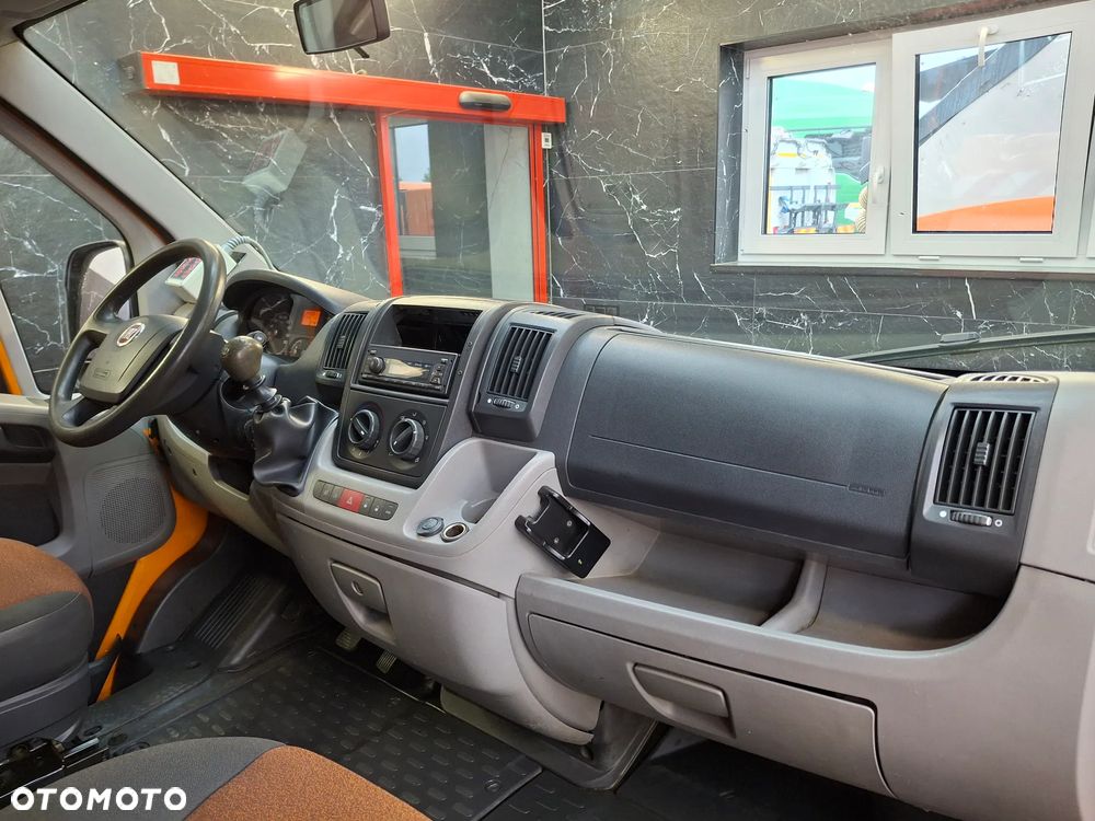 Fiat Ducato Doka Brygadówka Skrzynia Plandeka Oświetlenie Ostrzegawcze Pomarańczowy Służba Drogowa Autostradowa Hak 2010 Rok Ogrzewanie Postojowe Webasto - 18