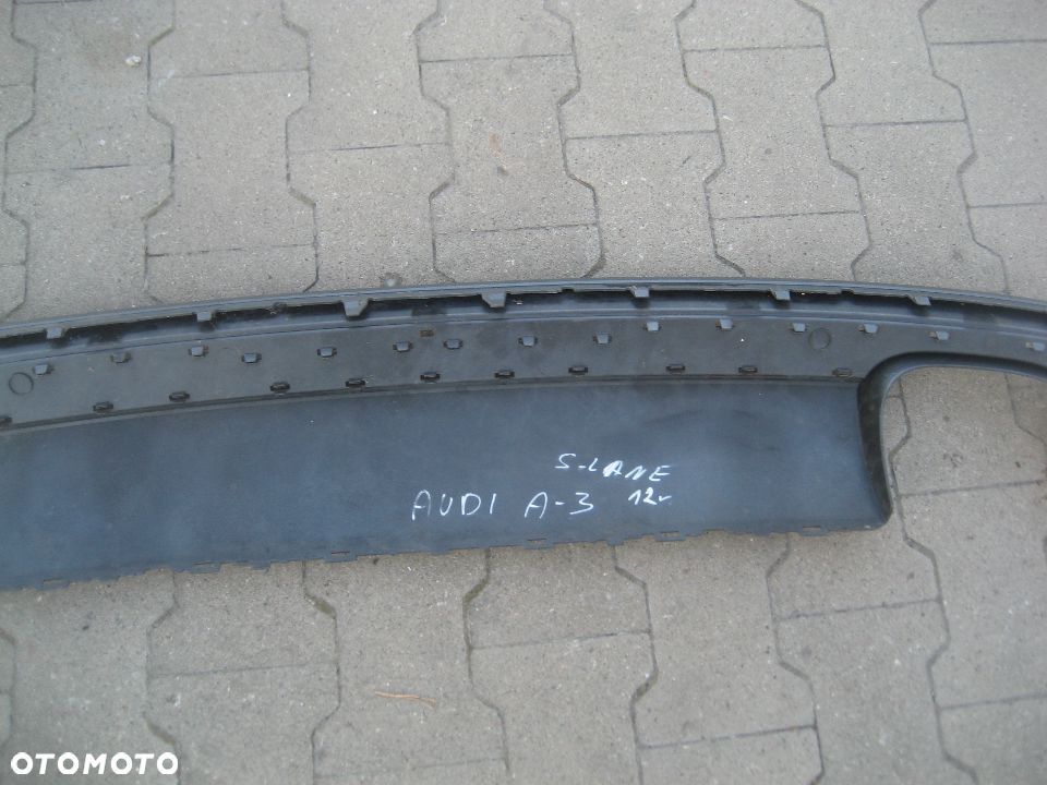 AUDI A3 S-LINE 8v 12r> SPOILER ZDERZAKA DYFUZOR tył 8V3807521F - 8