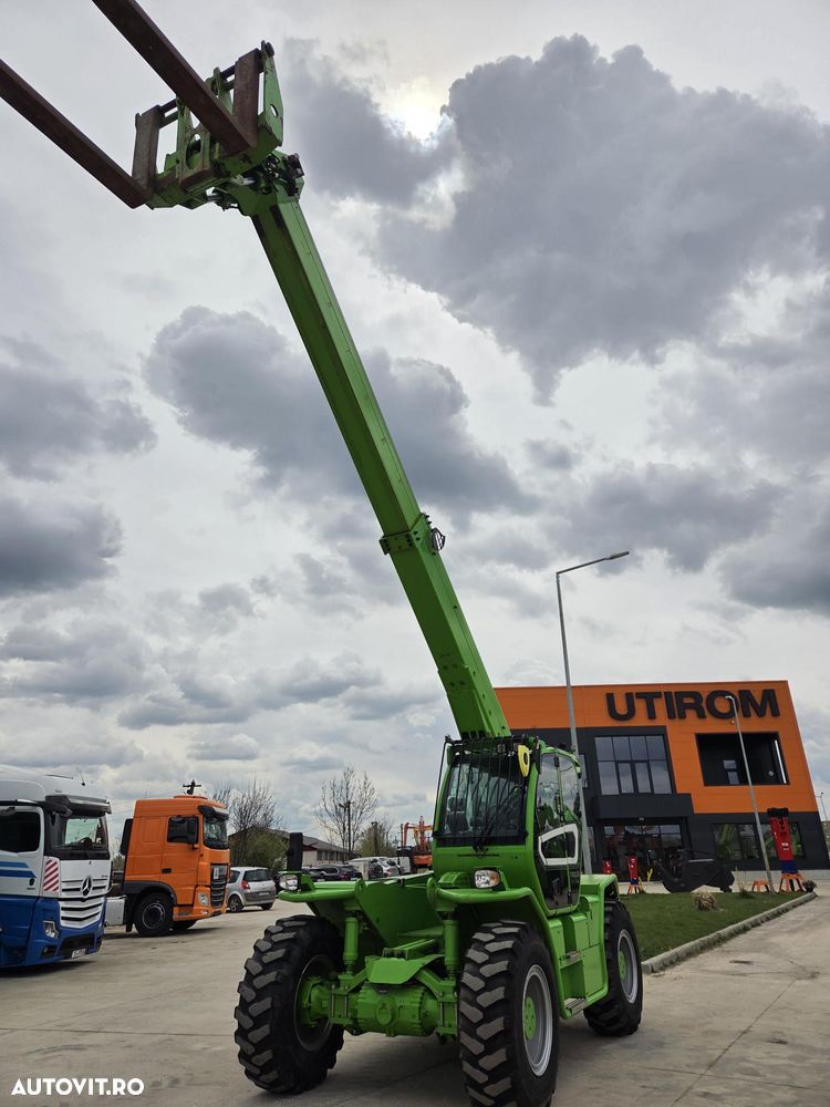 Merlo CA SI O MACARA de 12t, P120.10, ridica 12t la 5m si 7t la 10m, 1.164h, 2018, furci, cupa 3,5mc, Masa operational 15,6t, sistem protectie cu 3 camere/parte, protectie cabina, Aer cond, cilindri de MACARA, posibil leasing 2 ani, PROMOTIE 93.900 EUR+Tva - 8