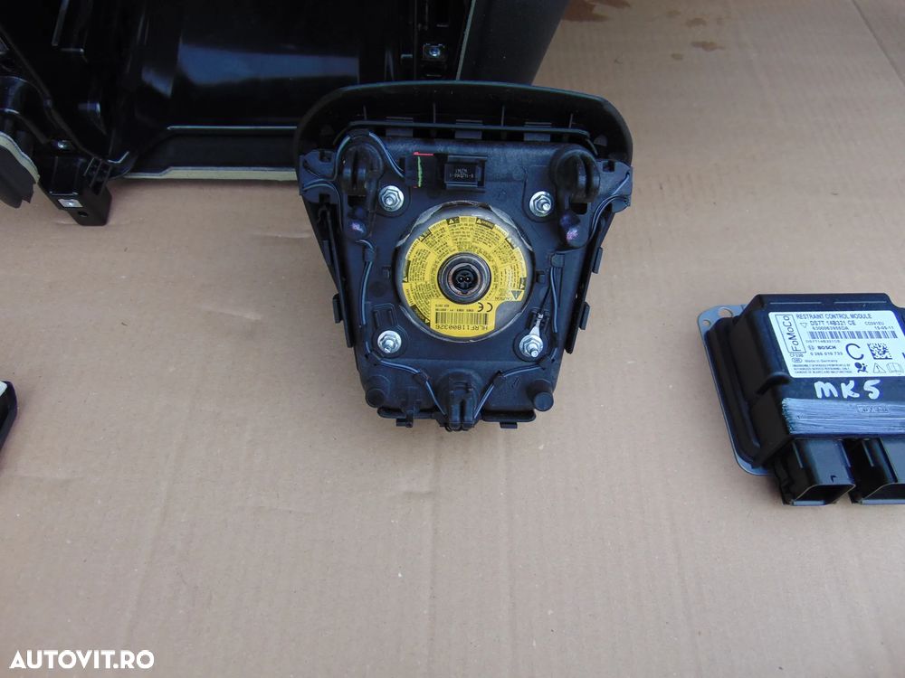 Plansa bord Ford Mondeo Mk5 an 2014-2022 airbag sofer pasager genunchi centuri fata stanga dreapta modul airbag-uri - 11