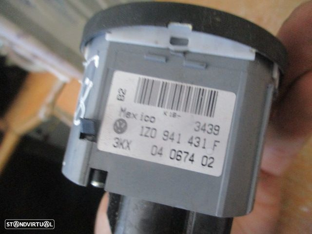 Interruptor 1Z0941431F SKODA OCTAVIA 2010 1.6 TDI 105Cv 5P BRANCO REGULADOR DE FAROIS - 3