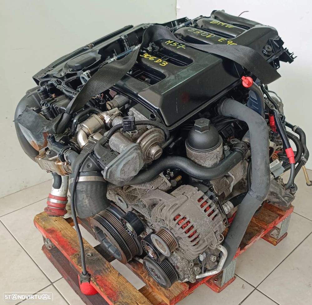 Motor Bmw 330D 231cv E90 M57 306D3 bloco aluminio caixa velocidades 6HP28 024WFC - 7