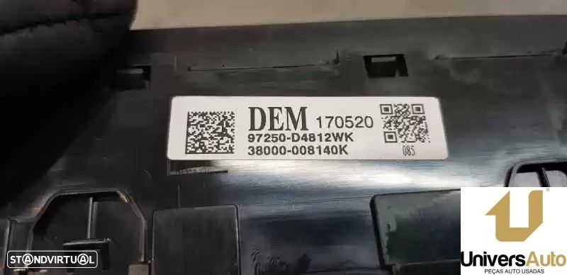 COMANDO CLIMATIZADOR KIA OPTIMA 2018 -97250D4812 - 3